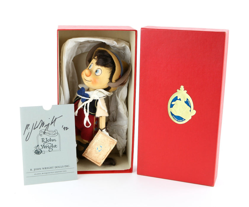 R JOHN WRIGHT 'PINOCCHIO, PLEASURE ISLAND' WALT DISNEY DOLL 38/250, SIGNED