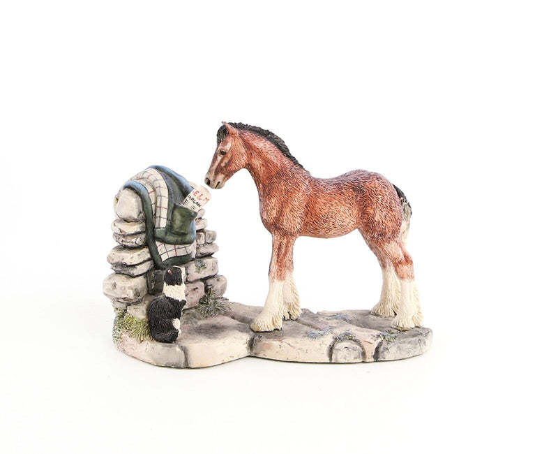 BORDER FINE ARTS 'CURIOSITY' FIGURE MODEL TABLEAU JH81, BOXED