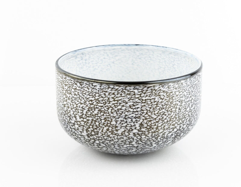 TIMOTHY HARRIS FOR ISLE OF WIGHT 'BON BON SHERBET' GLASS OPEN BOWL