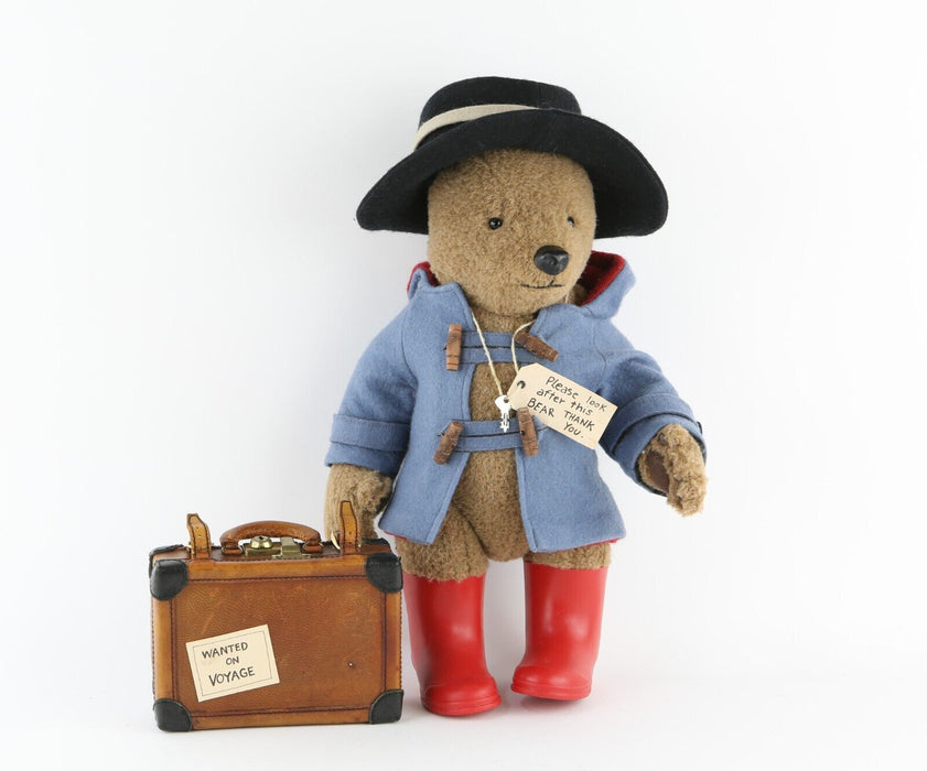 R JOHN WRIGHT - 'PADDINGTON BEAR' LIMITED EDITION 694/2500 TEDDY, BOXED & COA