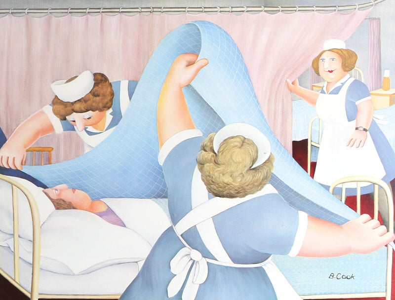 BERYL COOK, 'ANGELS', NURSES, ALEXANDER GALLERY, LIMITED EDITION PRINT, SIGNED