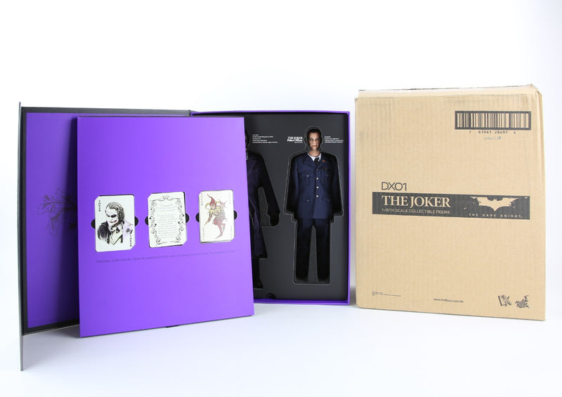 BATMAN, THE DARK KNIGHT - HOT TOYS SIDESHOW JOKER 1:6 FIGURE DX01, BOXED