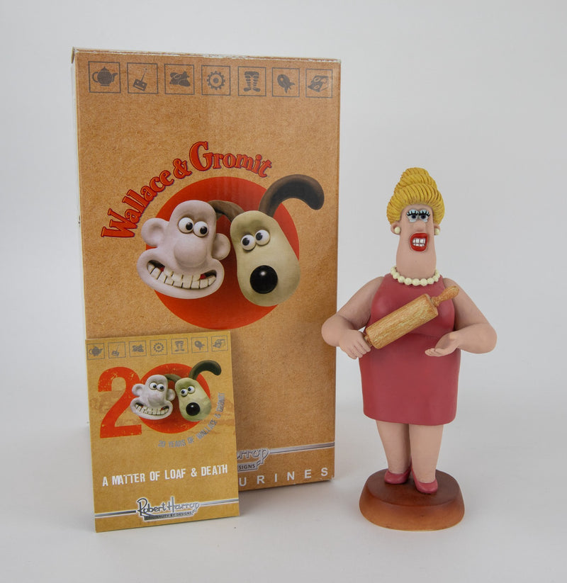 ROBERT HARROP 'PIELLA BAKEWELL' WALLACE & GROMIT FIGURE MODEL WG08, BOXED