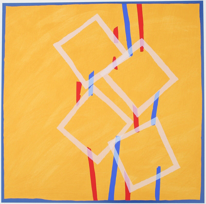 SANDRA BLOW, 'IV SQUARE', 2005 LIMITED EDITION SILKSCREEN PRINT 116/120, SIGNED