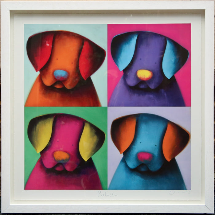 DOUG HYDE, 'POPTASTIC', LIMITED EDITION COLOUR GICLEE DOG PRINT 68/395, SIGNED