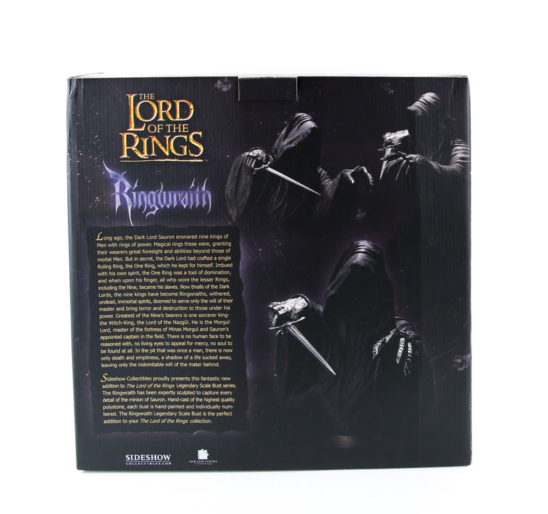 LORD OF THE RINGS - SIDESHOW 'RINGWAITH' LEGENDARY SCALE BUST 9222 120/800 BOXED