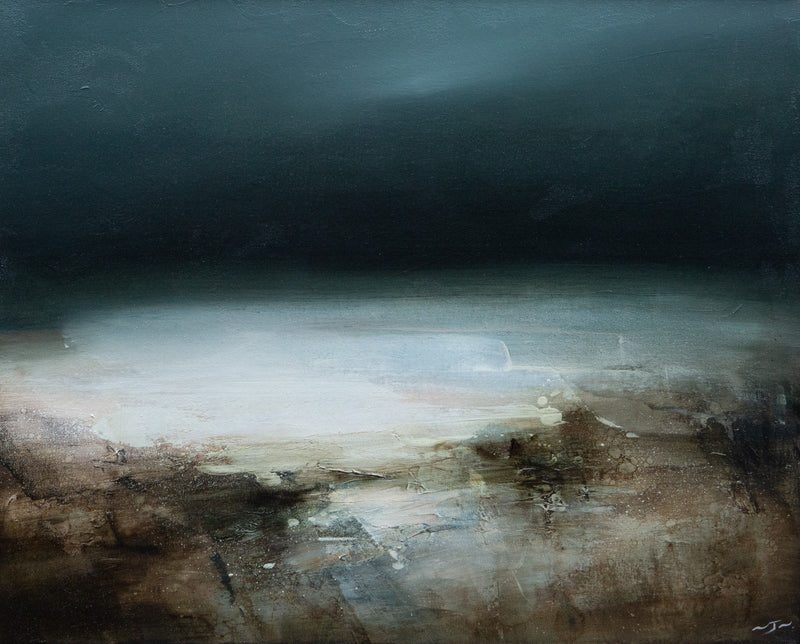 NEIL NELSON, 'SUBLIMINUS', ABSTRACT LANDSCAPE, ORIGINAL OIL PAINTING, SIGNED