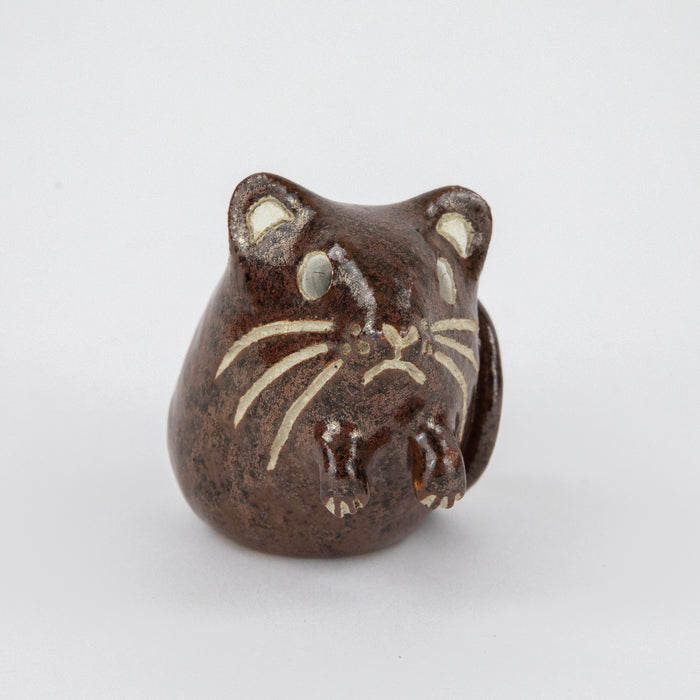 ROSEMARY WREN, OXSHOTT POTTERY - MOUSE, 1987 STUDIO ART FIGURE MODEL, SIGNED