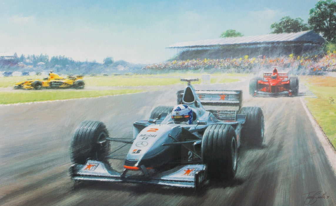 TONY SMITH 'AN ENGLISHMAN, IRISHMAN & SCOTSMAN' LIMITED EDITION F1 PRINT 78/395, SIGNED