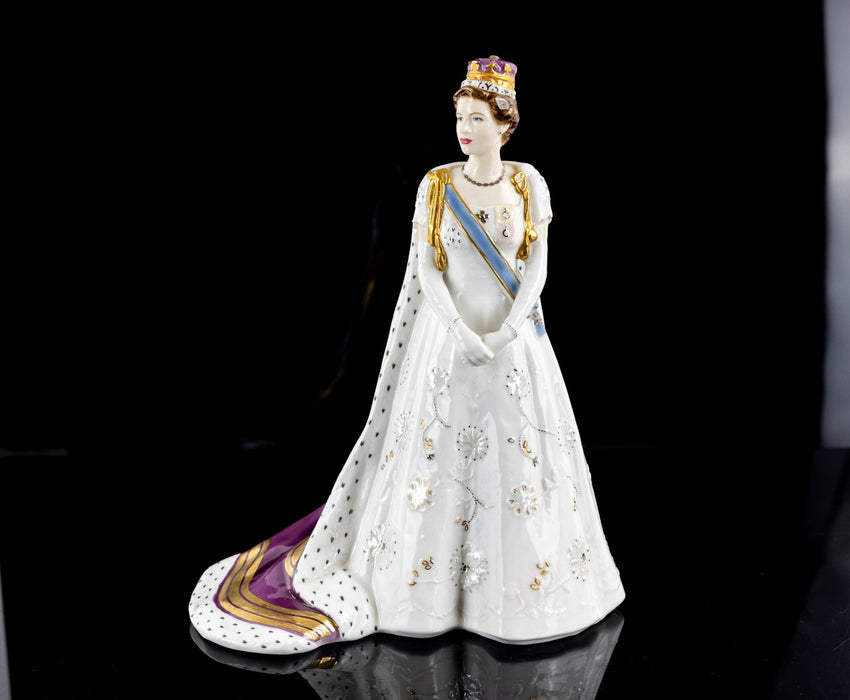 ROYAL WORCESTER PRINCESS MARGARET CORONATION ROBES LIMITED EDITION FIGURE CW648