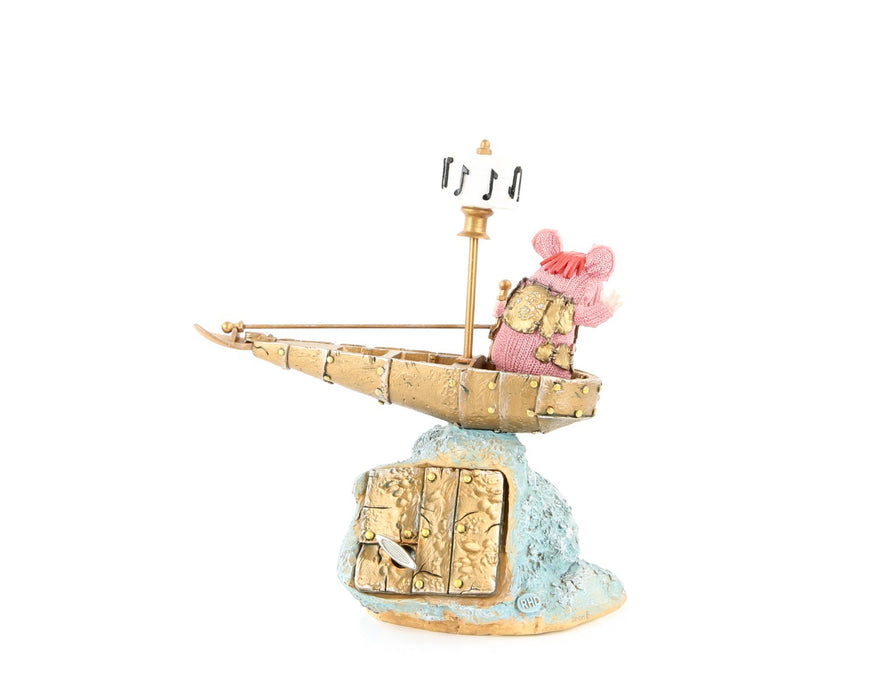 ROBERT HARROP 'SMALL CLANGER & THE MUSIC BOAT' CLANGERS FIGURE MODEL CLMB1 BOXED