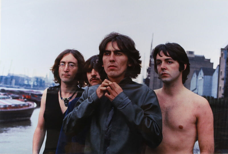 TOM MURRAY 'SCENE FROM THE THAMES II' LIMITED EDITION BEATLES PRINT SIGNED & COA