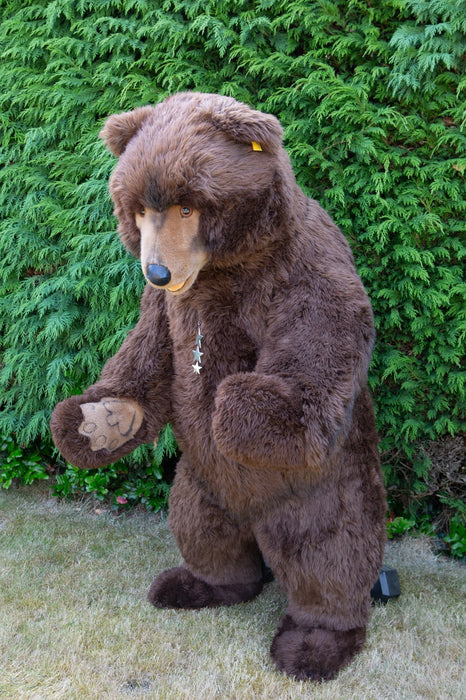STEIFF STUDIO LIFESIZE BROWN GRIZZLY BEAR 500558