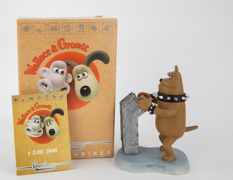 ROBERT HARROP 'PRESTON' WALLACE & GROMIT CLOSE SHAVE FIGURE WG16, BOXED
