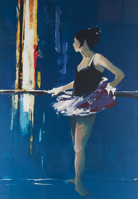 DONALD HAMILTON FRASER, 'DANCER - REFECTED LIGHT', LIMITED EDITION PRINT, SIGNED