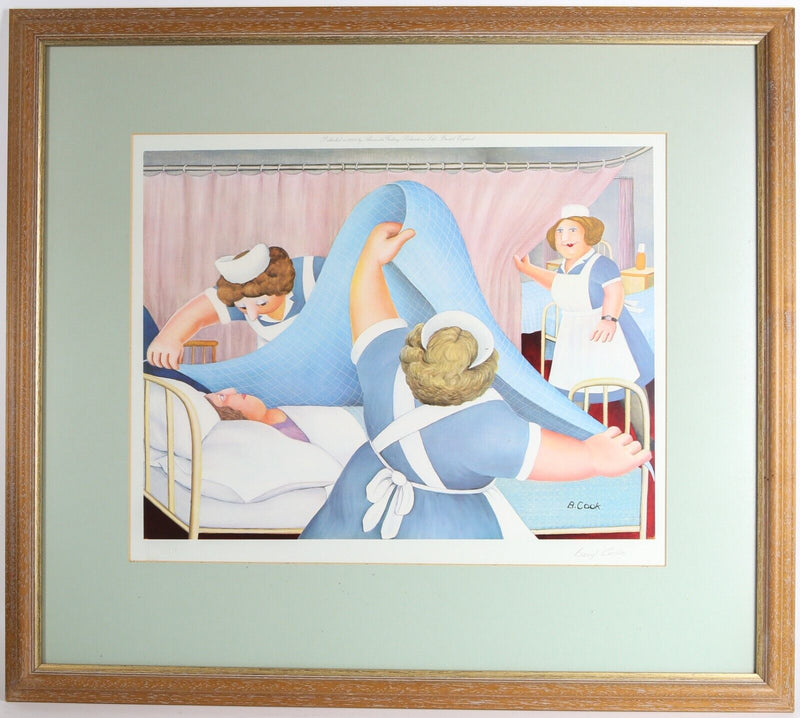 BERYL COOK, 'ANGELS', NURSES, ALEXANDER GALLERY, LIMITED EDITION PRINT, SIGNED
