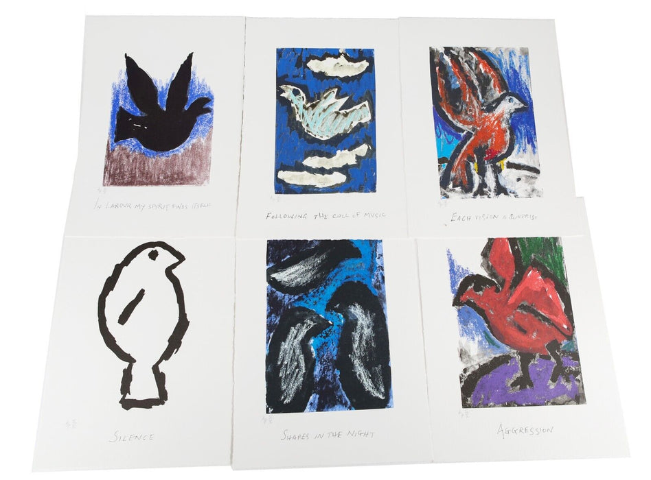 JOSEF HERMAN, 'SONG OF THE MIGRANT BIRD', ARTISTS PROOF LIMITED EDITION PRINTS SET