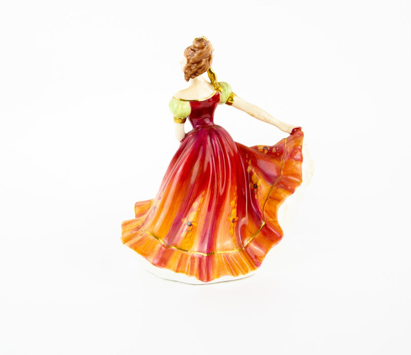 ROYAL DOULTON 'NINETTE' SPECIAL COLOURWAY FIGURE MODEL HN3417 & COA