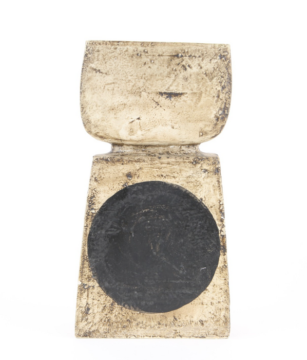 SYLVIA VALLENCE, TROIKA ST IVES - LARGE CORNWALL POTTERY DOUBLE BASE VASE SIGNED