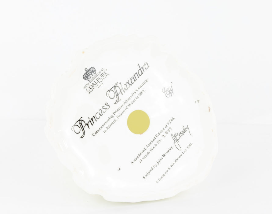 COALPORT 'PRINCESS ALEXANDRA' LIMITED EDITION ROYAL BRIDES FIGURE MODEL