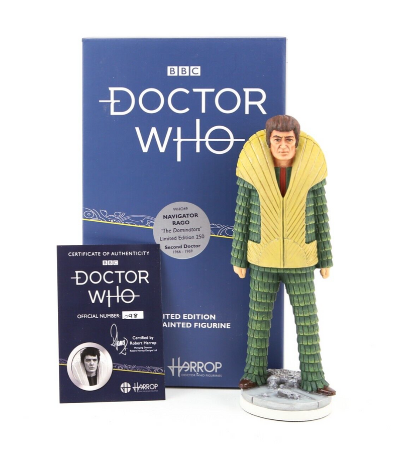 ROBERT HARROP 'NAVIGATOR RAGO' DOCTOR WHO LIMITED EDITION FIGURE WHO49, BOXED