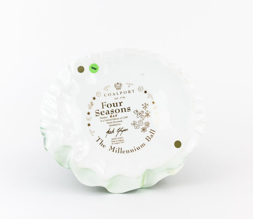 COALPORT 'FOUR SEASONS' LIMITED EDITION MILLENNIUM BALL FIGURE MODEL & COA