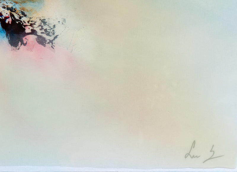 SIMON KENNY, 'LORETTE', 2014 ABSTRACT CLOUDS, LARGE ORIGINAL PAINTING, SIGNED