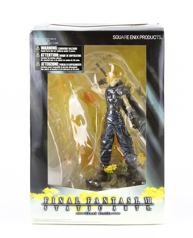 FINAL FANTASY VII - SQUARE ENIX 'CLOUD STRIFE' STATIC ARTS FIGURE MODEL, BOXED