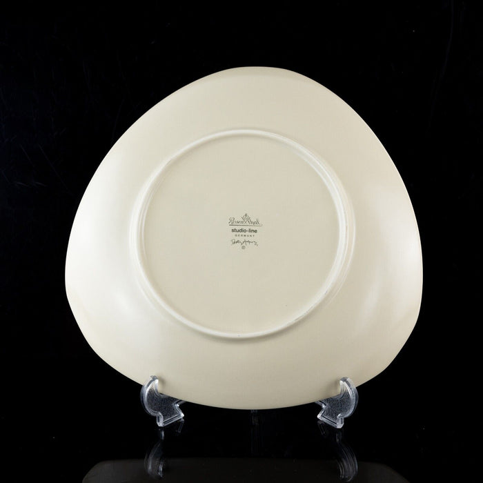 DOROTHY HAFNER, ROSENTHAL STUDIO LINE 'FLASH' RETRO TRIANGULAR DINNER PLATE DISH