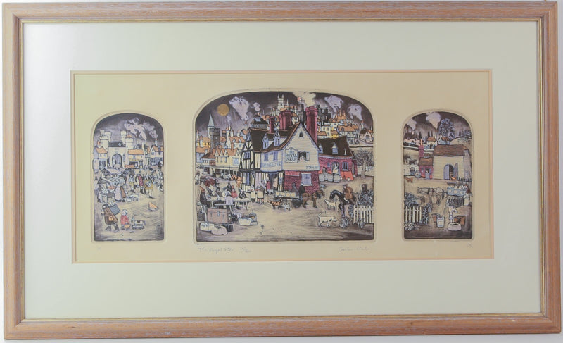 GRAHAM CLARKE, 'THE ROYAL STAR', LIMITED EDITION ETCHING PRINT 202/400, SIGNED