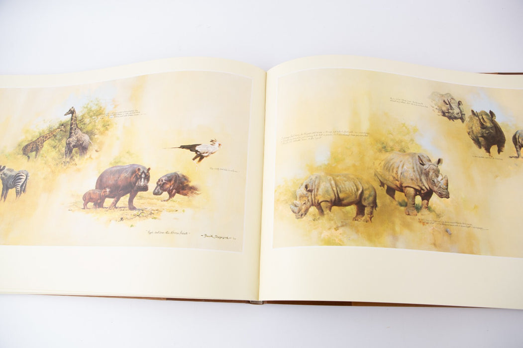DAVID SHEPHERD, 'PAINTINGS OF AFRICA & INDIA', LIMITED EDITION ART FOLIO, SIGNED