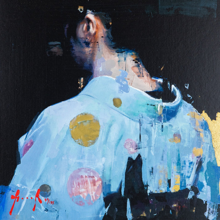 CHRISTIAN HOOK, 'KIMONO BLUES', LIMITED EDITION PRINT 49/195 & COA