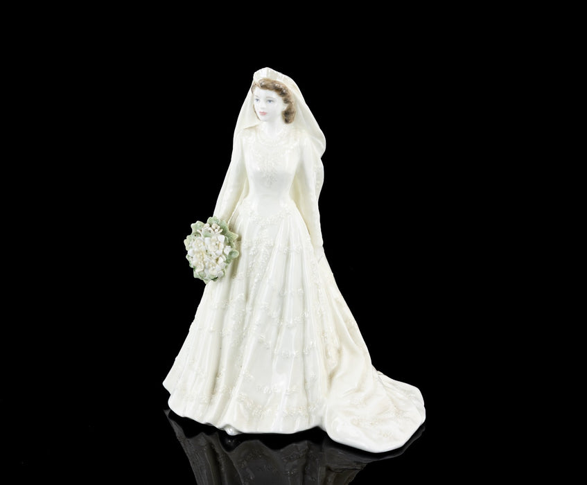 COALPORT 'THE QUEEN' LIMITED EDITION ROYAL BRIDES FIGURE MODEL