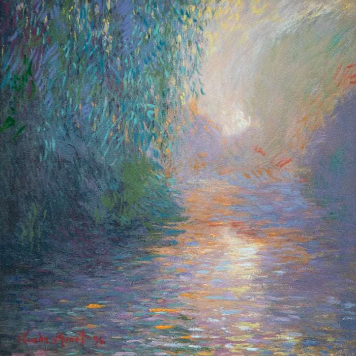 JOHN MYATT, 'MORNING ON THE SEINE II', CLAUDE MONET LIMITED EDITION 5/150 & COA