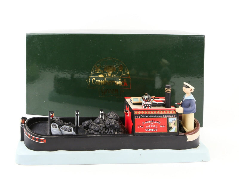ROBERT HARROP 'CANAL BARGE MUSIC BOX' CAMBERWICK GREEN MR RUMPLING CGMB9, BOXED