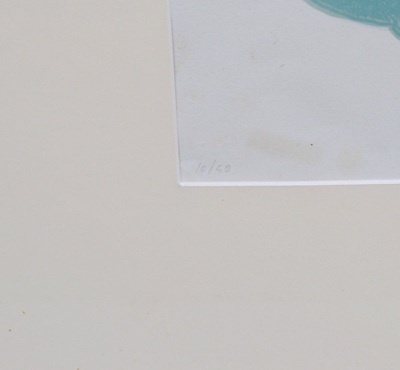 CERI RICHARDS, 'GREEN METAPHOR', 1965, LARGE COLOUR LITHOGRAPHIC PRINT, SIGNED