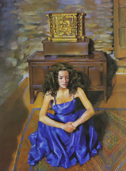 ROBERT LENKIEWICZ, 'ANNA SEATED', LIMITED EDITION PRINT 1V/XXV, SIGNED & COA