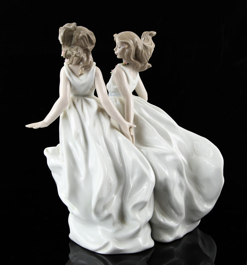 LLADRO, 'ALLEGORY OF SPRING', GIRL LADY DRESS FLOWERS LARGE FIGURE MODEL 6241
