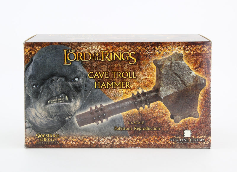 LORD OF THE RINGS - SIDESHOW WETA 'CAVE TROLL HAMMER' 1/6 SCALE, BOXED