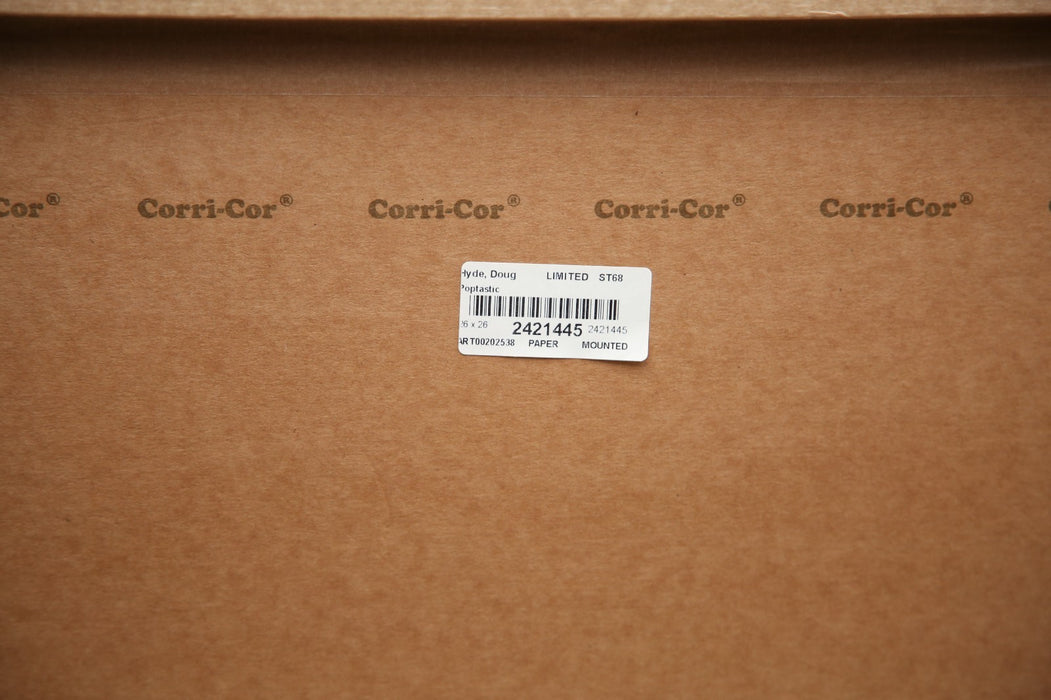 DOUG HYDE, 'POPTASTIC', LIMITED EDITION COLOUR GICLEE DOG PRINT 68/395, SIGNED