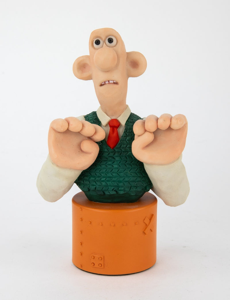 ROBERT HARROP 'NO CRACKERS GROMIT!' WALLACE & GROMIT FIGURE BUST WGHG01, BOXED