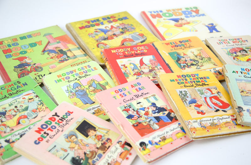 NODDY - VINTAGE ENID BLYTON TOYLAND BOOK COLLECTION BUNDLE JOBLOT