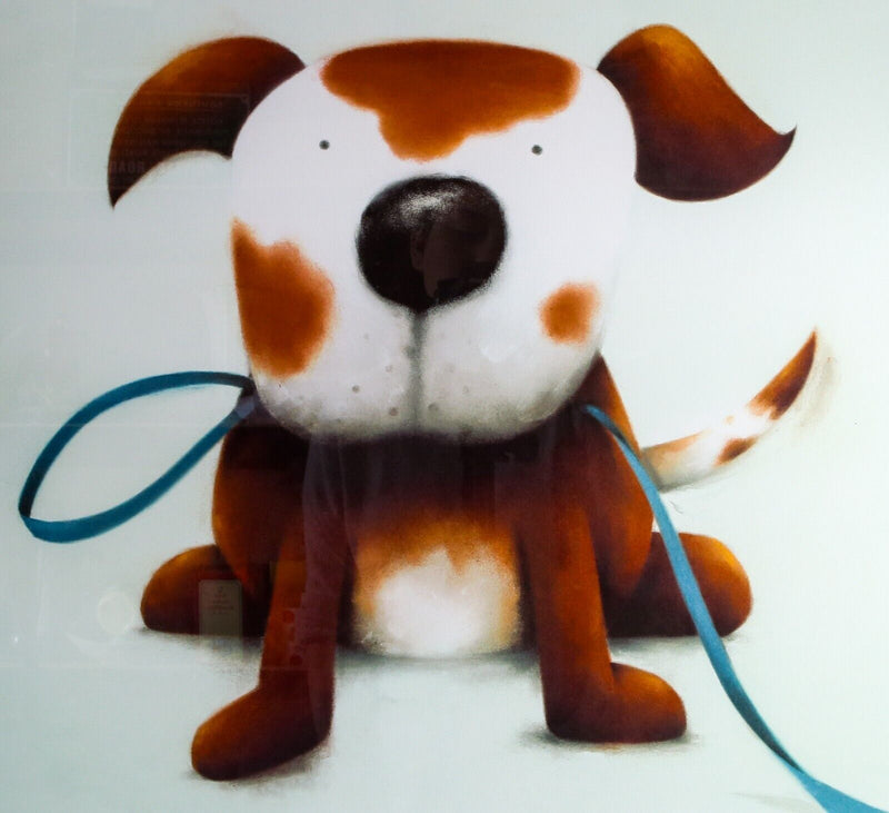 DOUG HYDE, 'WALKIES', LIMITED EDITION DOG PRINT 571/595, SIGNED