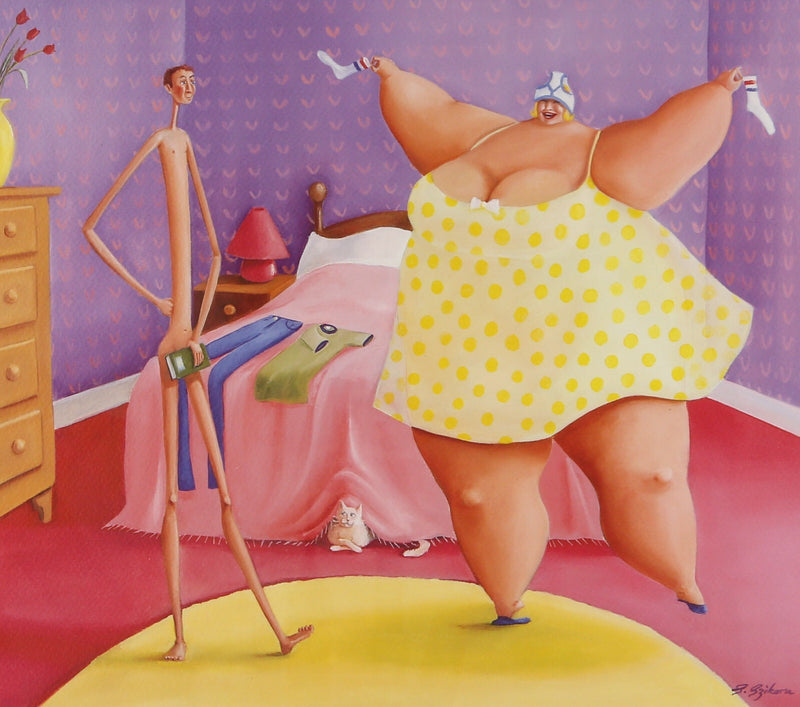 SARAH JANE SZIKORA, 'STRIP TEASER', LIMITED EDITION PRINT 448/850, SIGNED & COA