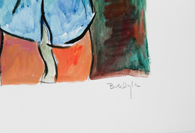 BOB DYLAN, 'WOMAN IN RED LION PUB' LIMITED EDITION DRAWN BLANK SERIES PRINT 2008