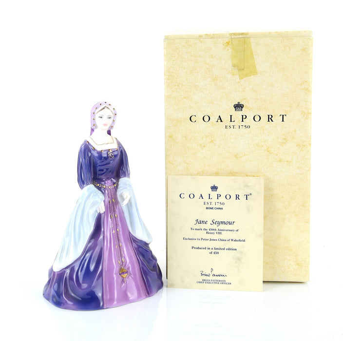 COALPORT 'JANE SEYMOUR' LIMITED EDITION HENRY VIII WIFE FIGURE MODEL BOXED & COA