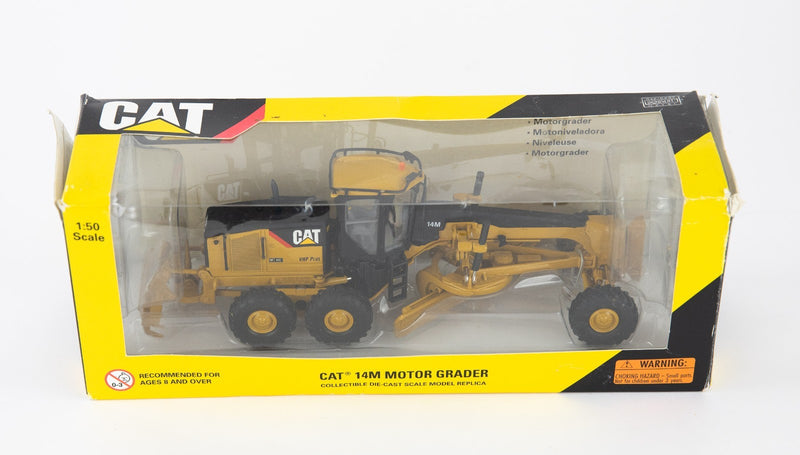 CAT 14M MOTOR GRADER - 1:50 PRECISION DIGGER MODEL TOY 55189, BOXED