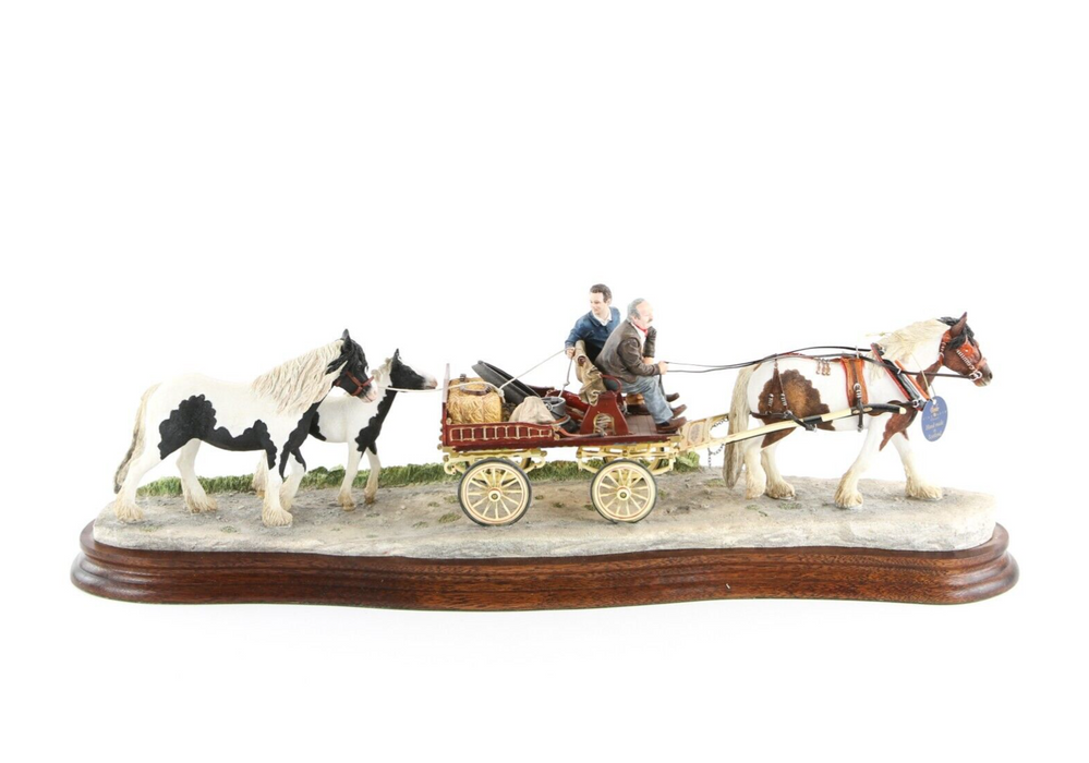 BORDER FINE ARTS 'ALL SET FOR APPLEBY FAIR' FIGURE TABLEAU B1153 20/600 COA