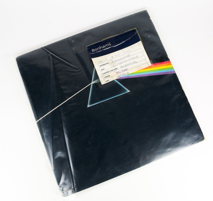 PINK FLOYD, 'THE DARK SIDE OF THE MOON', SOLID BLUE TRIANGLE FIRST PRESS LP RECORD