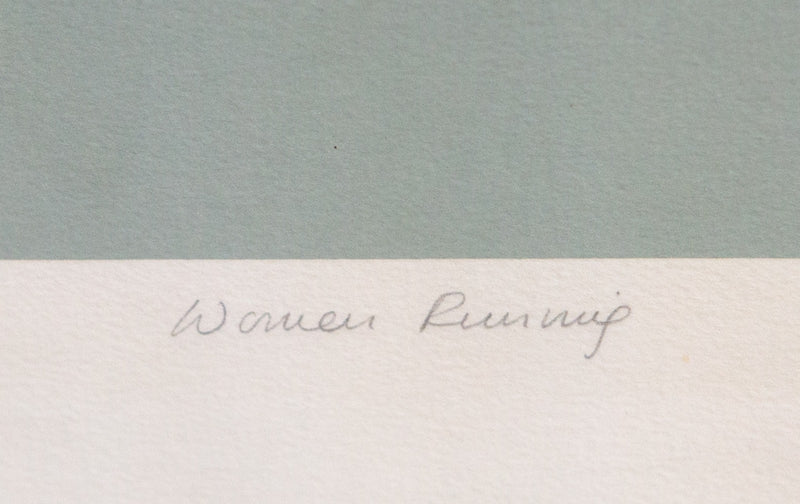 BERYL COOK, 'WOMEN RUNNING', LIMITED EDITION COLOUR PRINT 236/275, SIGNED